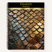 Ingewikkelde textuur van de huid van een giftige s notitieboek (Voorkant)