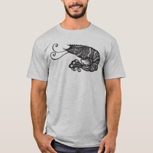 Ingewikkelde Tribale Mandala Garnaal Sieraad T-Shi T-shirt