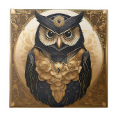 Ingewikkelde Uil  Tegeltje (Voorkant)