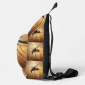 Ingewikkelde Vleugels: De Mug Fractale Kunst Sling Bag (Rechts)