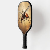 Ingewikkelde vleugels: de muggenfractale kunst pickleball paddle (Links)