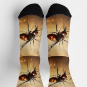 Ingewikkelde vleugels: de muggenfractale kunst sokken (Top)