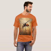 Ingewikkelde vleugels: de muggenfractale kunst t-shirt (Voorkant volledig)