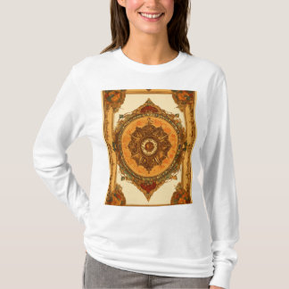 Ingewikkelde vlinder Mandala Boho T-shirt