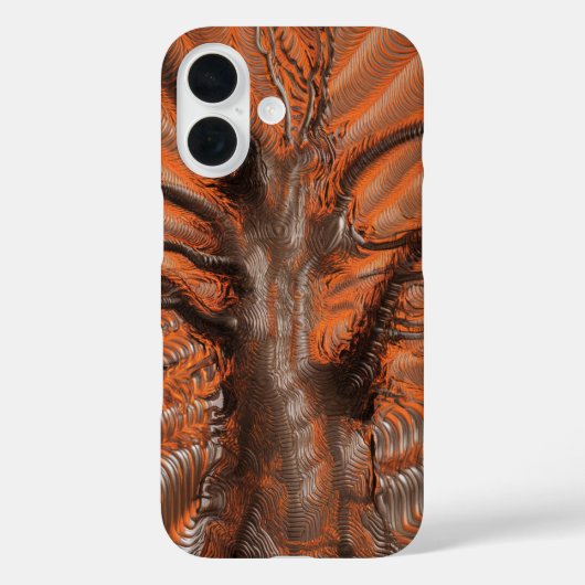 Ingewikkelde wervelende boomillustraties Case-Mate iPhone case (Achterkant)