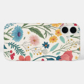 INGEWIKKELDE WILDBLOEMENPRINTS Case-Mate iPhone CASE (Achterkant (horizontaal))