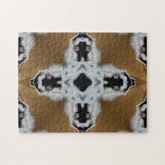 Ingewikkelde Zwart Bruin Puzzel Challenge (Horizontaal)