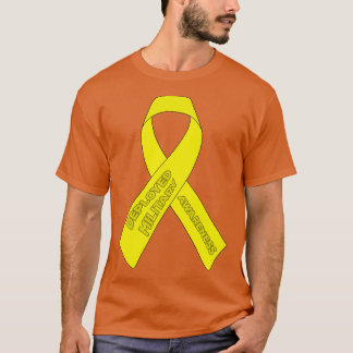 Ingezet militair bewustzijn t-shirt