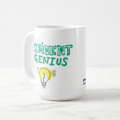 Ingezeten Genius-Mok Koffiemok (Voorkant links)