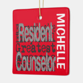 Ingezeten raadsman Extraordinaire CUSTOM Keramisch Ornament (Links)