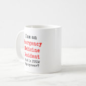 ingezetene van de noodgeneeskunde koffiemok (Voorkant links)