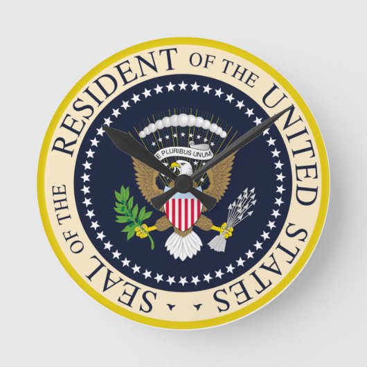 Ingezetene van de Verenigde Staten van Amerika Ronde Klok (Voorkant)