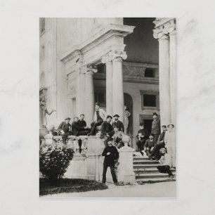 Ingezetenen van Villa Medici in Rome Briefkaart
