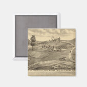 Ingezetenschap en boerderij magneet (Voorkant / Achterkant)