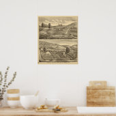 Ingezetenschap en boerderij poster (Keuken)