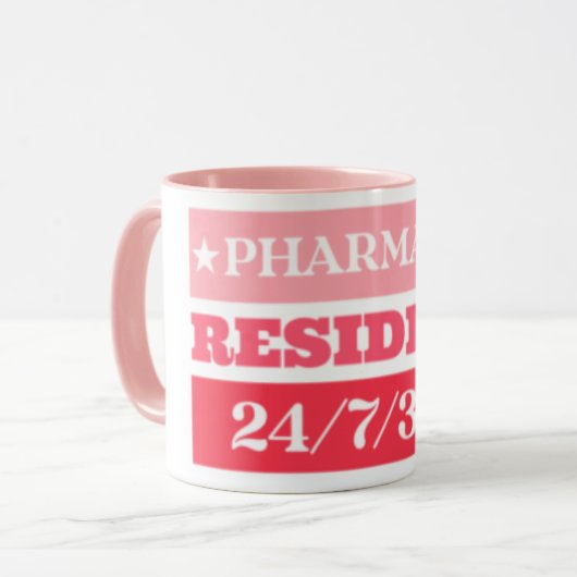 Ingezetenschap farmacie mok (Voorkant links)