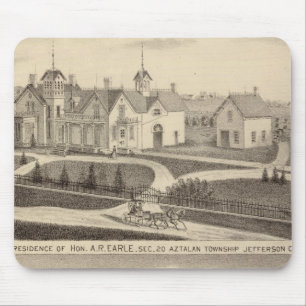 Ingezetenschap, schuur en gebouwen van AR Earle Muismat