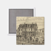 Ingezetenschap van AM Brown Magneet (Voorkant / Achterkant)