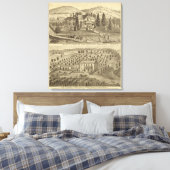 Ingezetenschap van AP Howard Hancock Canvas Afdruk (Insitu (Slaapkamer))