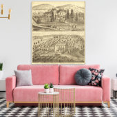 Ingezetenschap van AP Howard Hancock Canvas Afdruk (Insitu (Woonkamer))