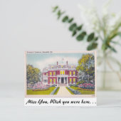 Ingezetenschap van de gouverneur, Annapolis, Maryl Briefkaart (Staand voorkant)