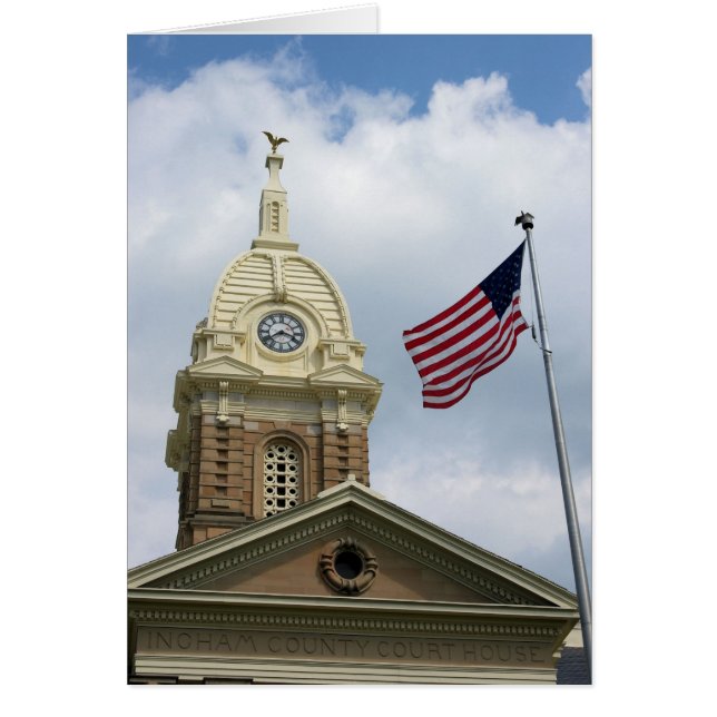 Ingham County Court House - Mason, Michigan (Voorkant)