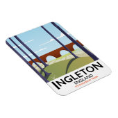 Ingleton Engeland trein reizen poser Magneet (Rechterzijde)