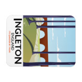 Ingleton Engeland trein reizen poser Magneet (Horizontaal)
