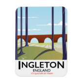 Ingleton Engeland trein reizen poser Magneet (Verticaal)