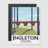Ingleton England treinbestuurster (Voorkant / Achterkant)