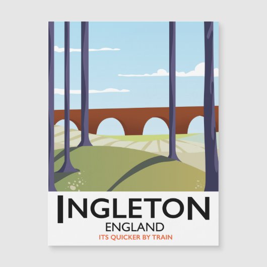 Ingleton England treinbestuurster (Voorkant)