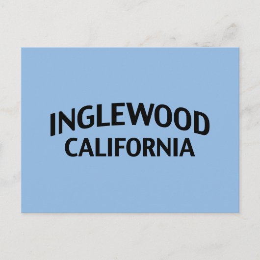 Inglewood California Briefkaart (Voorkant)