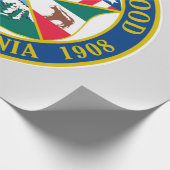 Inglewood California City Seal Cadeaupapier (Hoek)