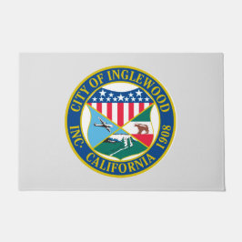 Inglewood California City Seal Deurmat