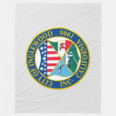 Inglewood California City Seal Fleece Deken (Voorkant)
