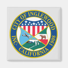Inglewood California City Seal Magneet