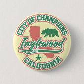 Inglewood, Californië Ronde Button 5,7 Cm (Voorkant)