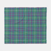 Inglis Oude Plaid Fleece Deken (Voorkant (Horizontaal))