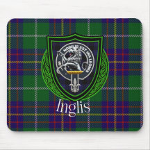 Inglis Schotse Clan Tartan en Wapen 
