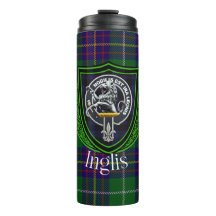 Inglis Schotse Clan Tartan & Wapen