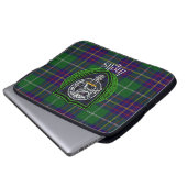 Inglis Scottish Clan Tartan and Crest  Laptop Sleeve (Voorkant onderkant)