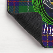 Inglis Scottish Clan Tartan and Crest  Muismat (Hoek)