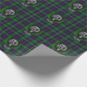 Inglis Scottish Clan Tartan & Crest Cadeaupapier (Hoek)