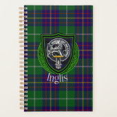 Inglis Scottish Clan Tartan & Crest Planner (Voorkant)