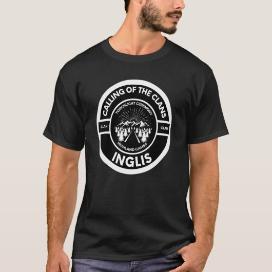 Inglis Scottish Torch Light Ceremony Highland Game T-shirt (Voorkant)