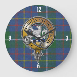 Inglis Tartan & Badge Grote Klok