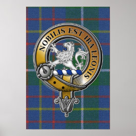 Inglis Tartan & Badge Poster
