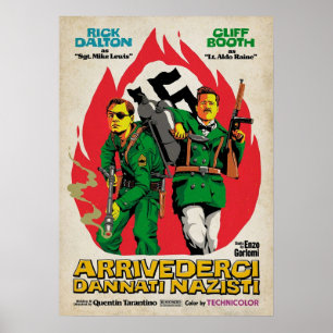 Inglorieuze broodjes 2 keer op keer in Hollywoo Poster