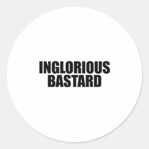Inglorious Bastard Ronde Sticker