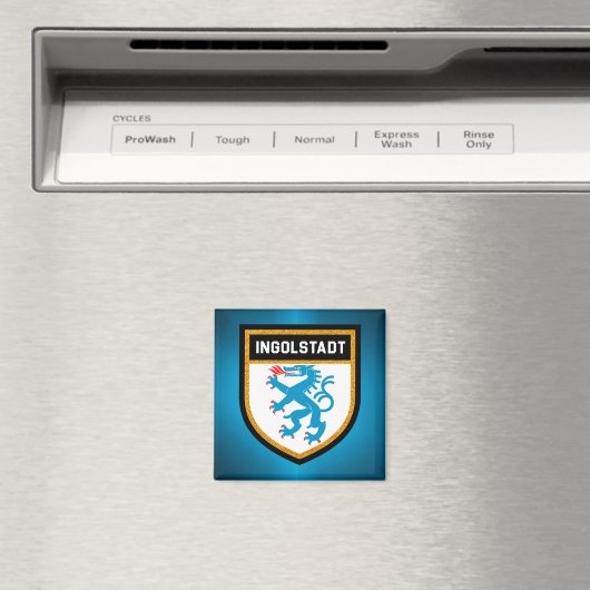 Ingolstadt Flag Magneet (Insitu (Vaatwasser))